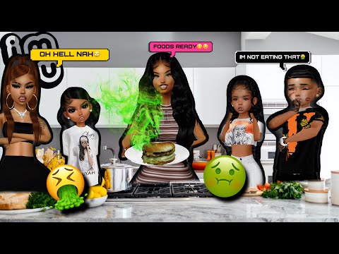 WHEN YOUR MOM CANT COOK🤢😵‍💫🤭🤮😭 (IMVU SKIT)