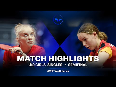 Vlada Voronina vs Annett Kaufmann | WTT Youth Star Contender Otocec (U19 GS 1/2)