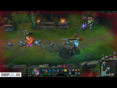 Rengar Jungle vs Lee Sin 13.13 in Korea [Conq + Goredrinker]