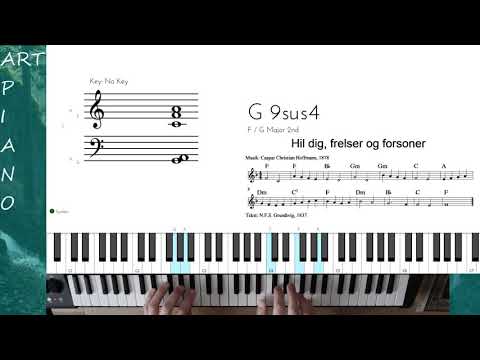 Hil dig, Frelser og Forsoner (Brugsklaver akkorder og melodi)