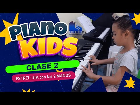 Clase 2 - PIANO PARA NIÑOS - Tocando con las 2 Manos // CURSO BÁSICO DESDE CERO