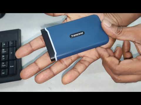 Transcend's ESD370C portable solid state drive unboxing. #Transcend #ESD370C #portableSSD #bestssd