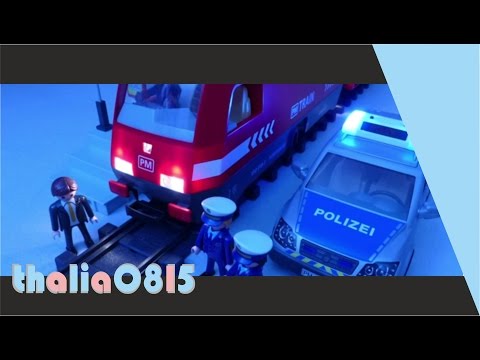 Das Gefängnis und der Überfall auf den Playmobil Zug Film deutsch Kinderfilm Kinderserie Polizei