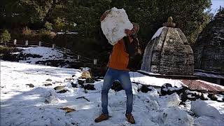 preview picture of video 'Snowfall-2019 || Binsar, Almora || Uttarakhand || Jan 28, 2019'