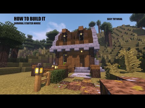 TUTORIAL/ How to build a survival medieval style house!