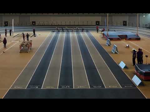 U20 Men's 60m Final at 4J Studios Age Group Champs 2022