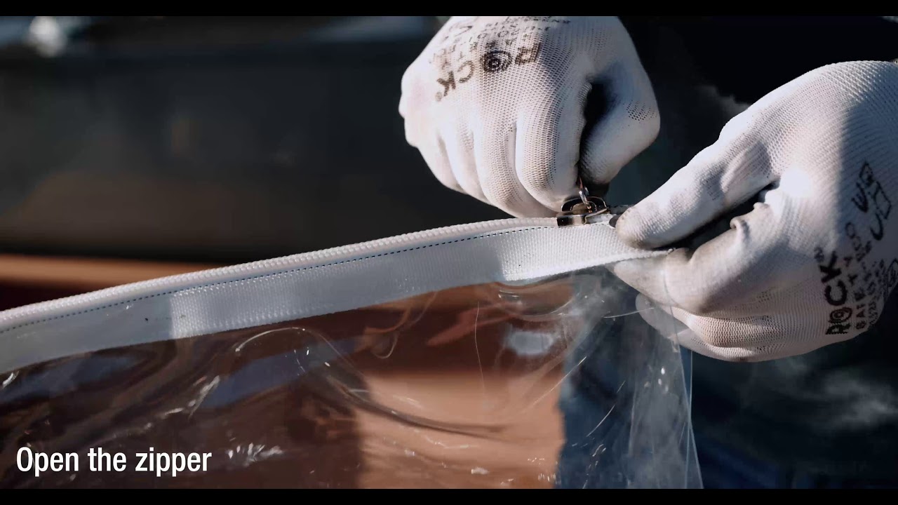 How to install Astreea igloo - Installing the PVC Cover