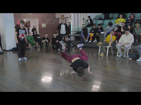 top16 до 13 лет bboy NSKI vs Metel - "ALL OPTION" break dance battle
