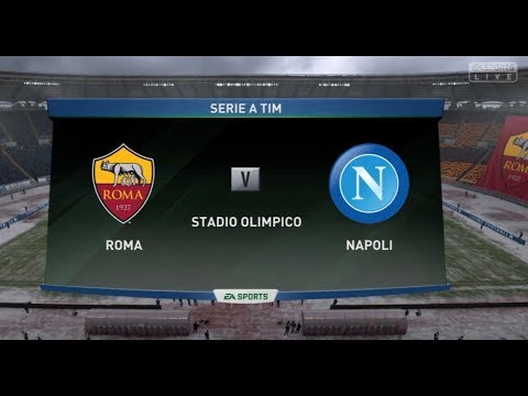 FIFA 19 | ROMA vs NAPOLI | SERIE A Matchday 29 PS4