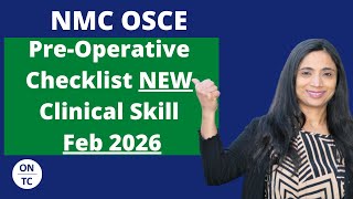 NMS OSCE PRE OPERATIVE CHECKLIST NEW CLINICAL SKILL STATION