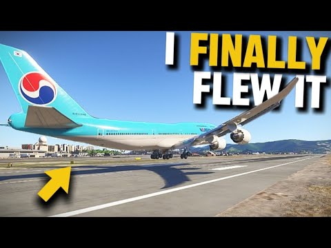 FINALMENTE ho pilotato il Boeing 747-8 in MSFS2024: è divertente?