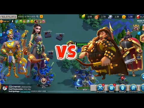 Khan/William vs Artemísia/Ramesses - Rise of Kingdoms RoK