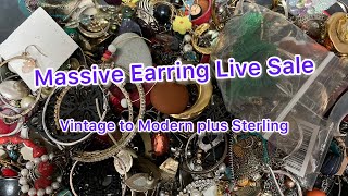 All Earrings Jewelry Crafting Live #jewelry #vintage #live #treasure #beads #craft #crafting