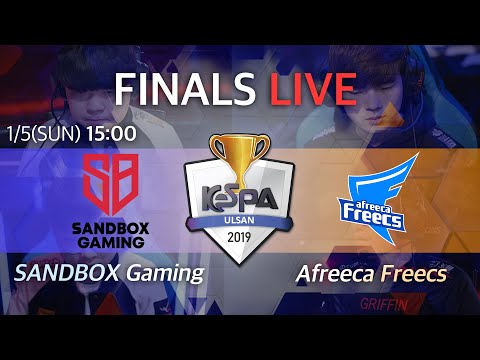 ENG LIVE [2019 LoL KeSPA Cup Ulsan｜SANDBOX Gaming VS Afreeca Freecs ] FINALS
