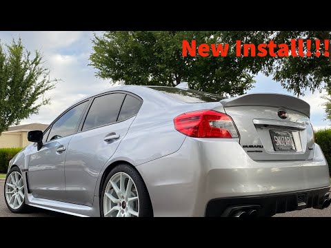 New 2016 WRX Duck bill spoiler install