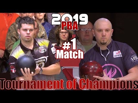 Bowling 2019 – PBA Bowling Tournament of Champions #1 Josh Blanchard VS. Sean Lavery-Spahr