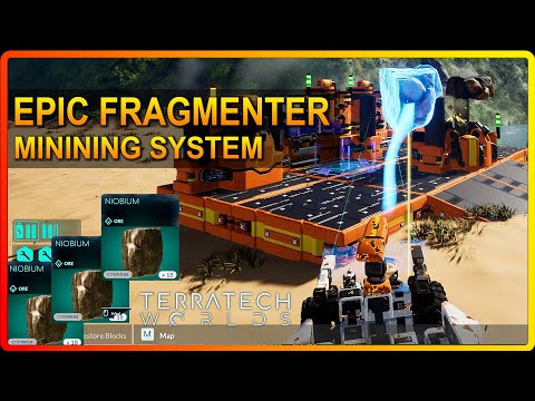 Create The Ultimate Fragmentor Mining System To Get TONS of Rare Ores! | Terratech Worlds Ep06