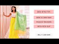 How To Turn Your Palazzo Trousers Into A Design Suit