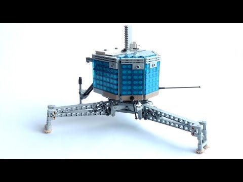 Philae, der Komenten-Lander aus Lego (english subtitles + building instructions in description)