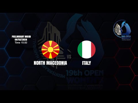 NORTH MACEDONIA vs ITALY - MHC WOMEN’S CHAMPIONSHIP 'PRELIMINARY ROUND'