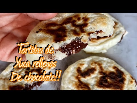 TORTITAS DE YUCA CON CHOCOLATE