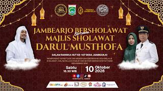 Download lagu 🔴🔵 [LIVE]  JAMBEARJO BERSHOLAWAT DALAM RANGKA HUT KE - 107 DESA JAMBEARJO || mp3