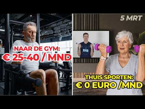 Sports for all doesn't have to be expensive! People save 300 euros a year by exercising at home!