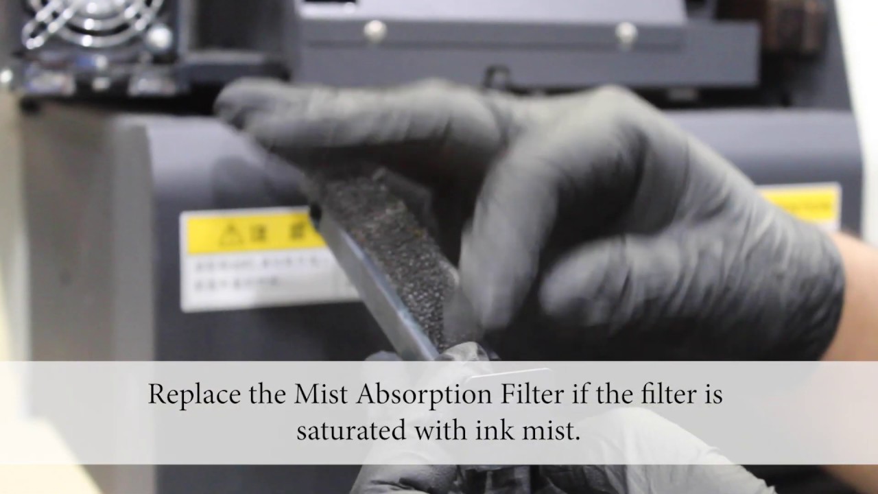 Old Model Mimaki – Replacing Filters