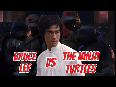 Bruce Lee vs The Ninja Turtles!