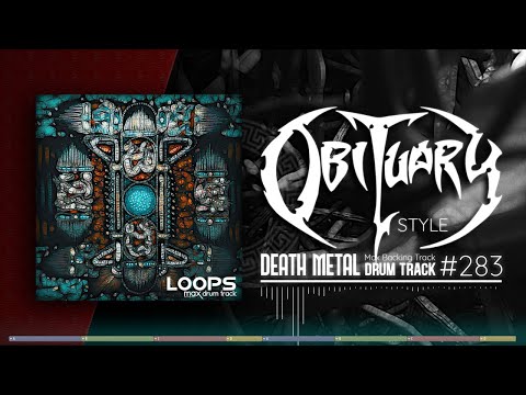 Death Metal Drum Track / Obituary Style / 95 bpm