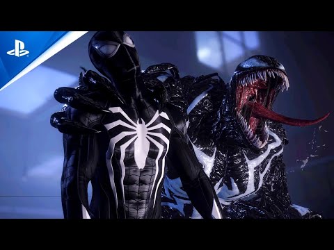 Black Advanced Suit Vs Venom Boss Fight - Marvel's Spider-Man 2 4K60FPS Gameplay