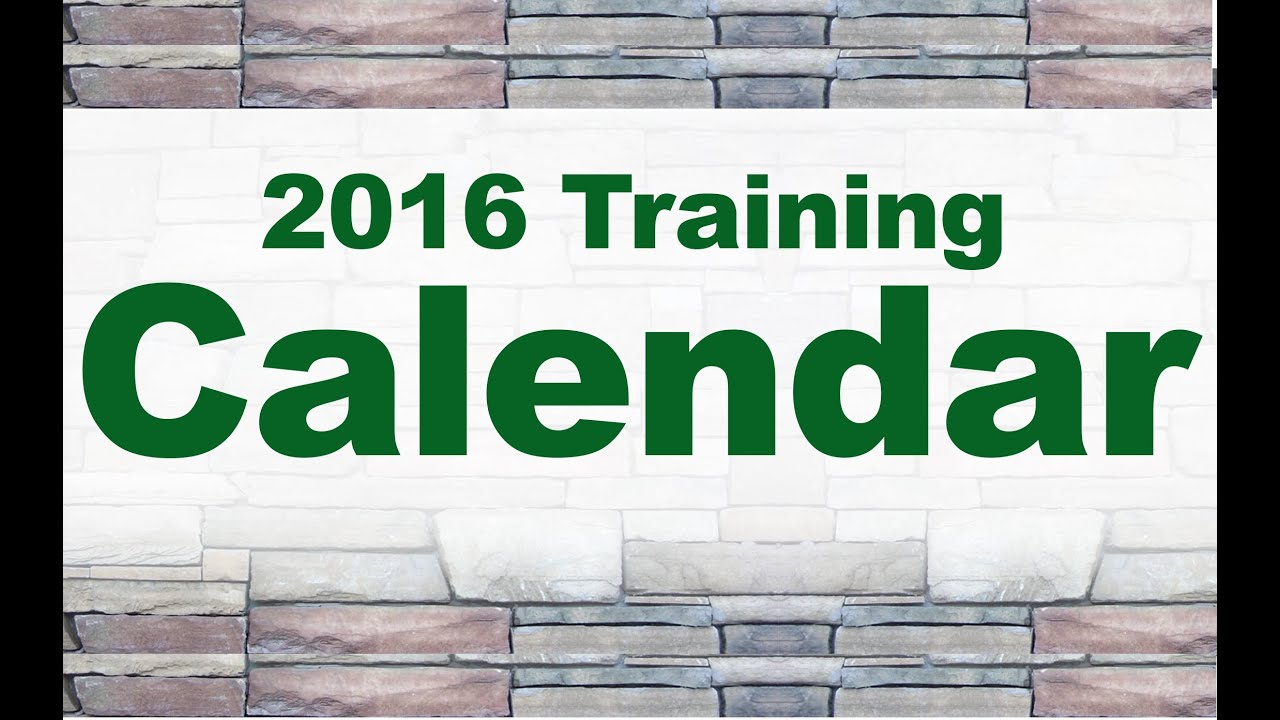 PSTD 2016 Training Calendar (July - August)