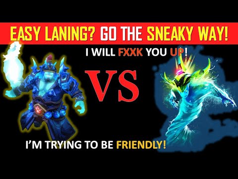 Storm Spirit vs Morphling - Easy Laning? Go the SNEAKY Way!