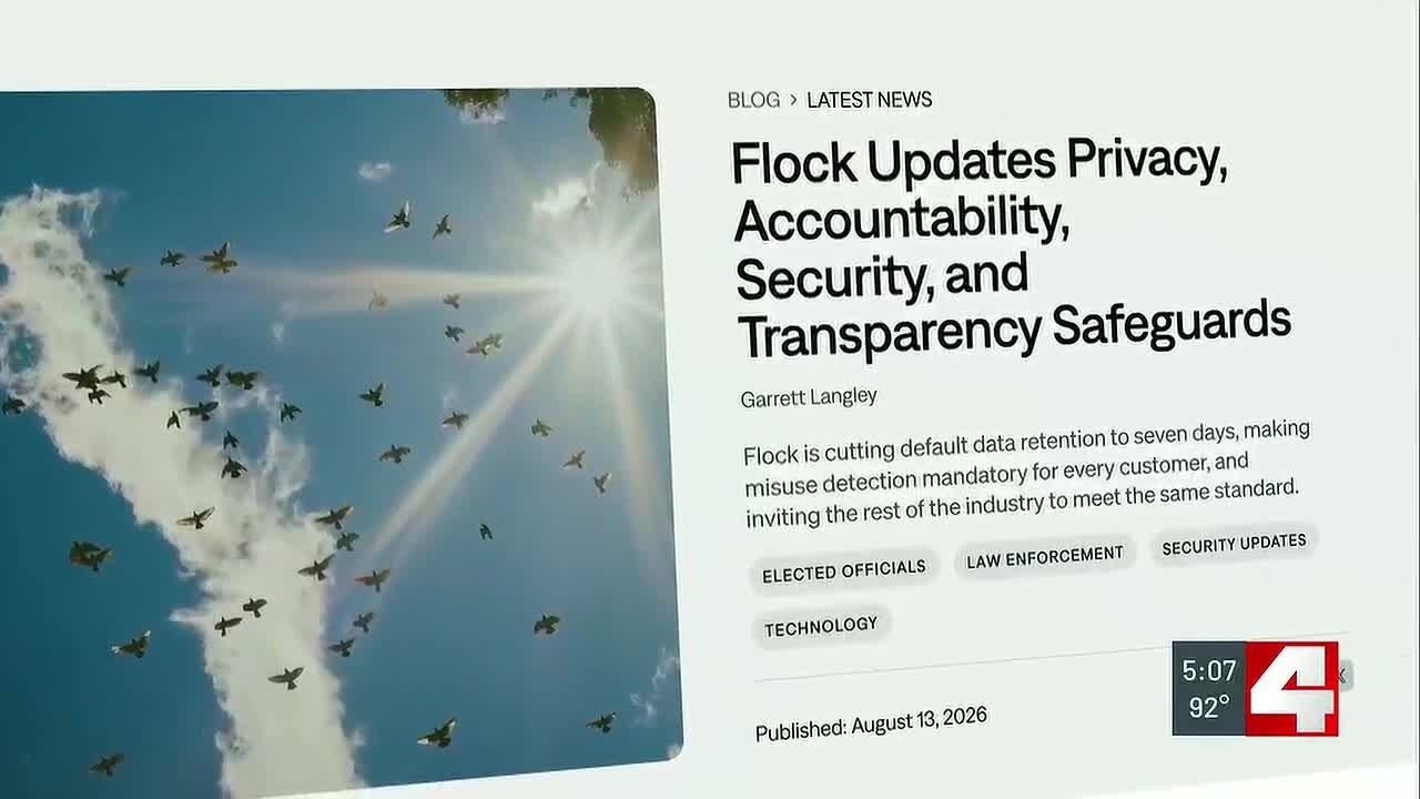 Video: Kehoe signs executive order setting 30-day purge for Missouri ALPR data