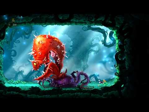 Rayman Legends 100% Walkthrough Part 48 - Jibberish Jungle - Poor Little Daisy (Boss Fight)