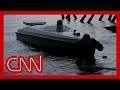 'Faster than anything else in the Black Sea': See Ukraine's latest sea drone