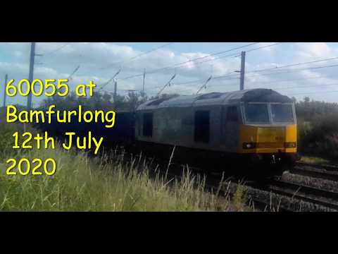 60055 at Bamfurlong 12th July 2020