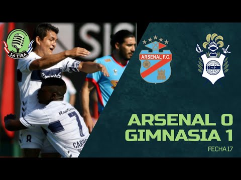 Arsenal 0 Gimnasia 1 | #GOLES#FECHA17#LPF