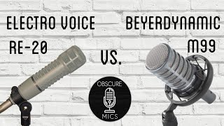 Video thumbnail for The Electro Voice RE-20 VS. The Beyerdynamic M99   |   Can my favorite mic be dethroned? by Obscure Mics