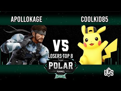 Polar Pummel  -  Losers Top 8   -  ApolloKage(Snake) Vs. CoolKid85(Pikachu)