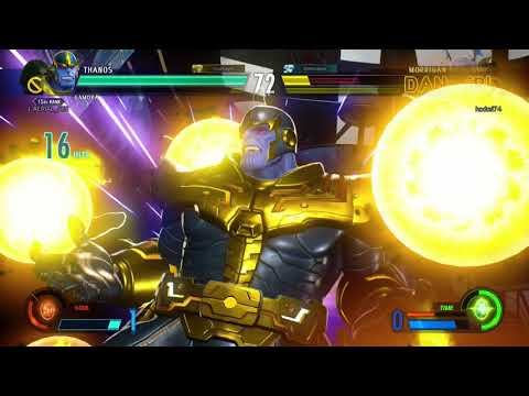 Marvel VS Capcom Infinite - Ranked - J-AERIAL (Gamora & Thanos) VS Doctor Strange & Morrigan