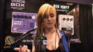 Video thumbnail for Electro-Harmonix Voice Box Always In Perfect Harmony At NAMM Show by gearwire
