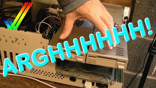 Commodore #amiga  A2000 DF1 Woes (Add second drive)