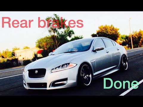 Jaguar XF rear brakes