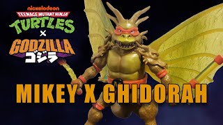 TMNT X Godzilla Mikey X Ghidorah