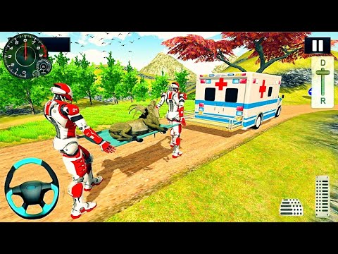 Ambulance Driving Game - Doctor Robot Emergency Animal Rescue Fighter - Android GamePlay