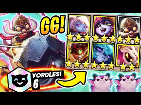 The BEST 3 STAR ⭐⭐⭐ YORDLE STRATEGY! (12.5B Patch) - TFT SET 6.5 Guide Teamfight Tactics Ranked Comp
