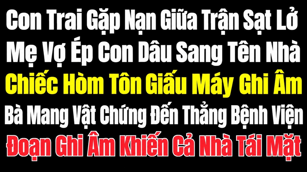 Con Trai Gặp Nạn, Mẹ Già Ôm Hòm Tôn Cứu Căn Nhà 13,8 Tỷ | Tuổi Xế Chiều