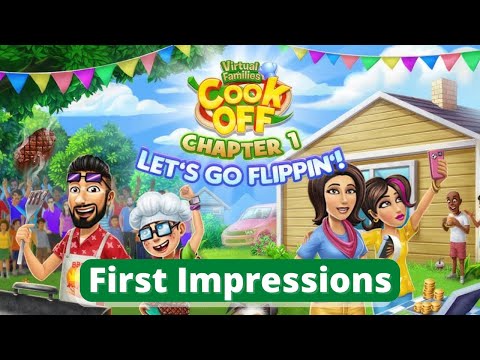 Virtual Families Cook Off: Chapter 1 Let's Go Flippin'! First Impressions on Xbox - YouTube