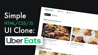 Download the video "Build an Uber Eats Clone with HTML, CSS & JS | 2020"